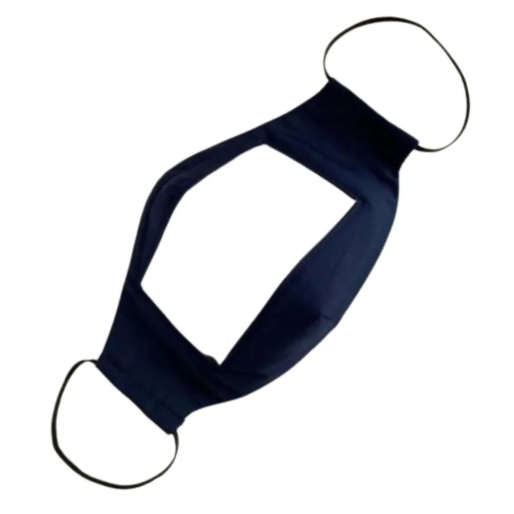 Accessible Clear Panel Face Covering