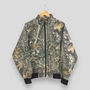 Cabela's Mossy Oak Tree Camo Zipper Jacket Medium