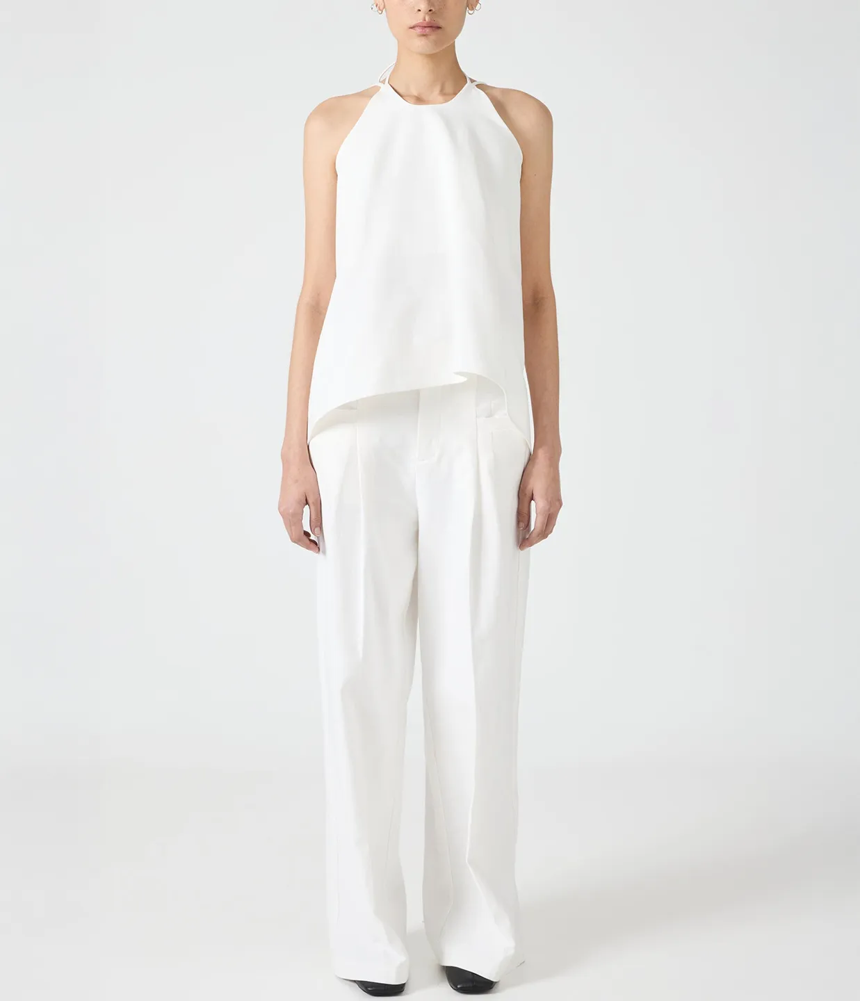 Fusion Tailored Pant in Off White