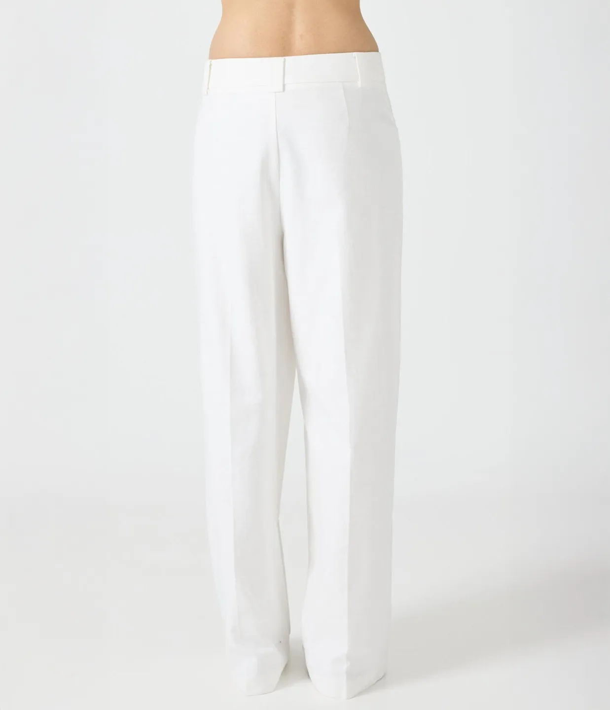 Fusion Tailored Pant in Off White
