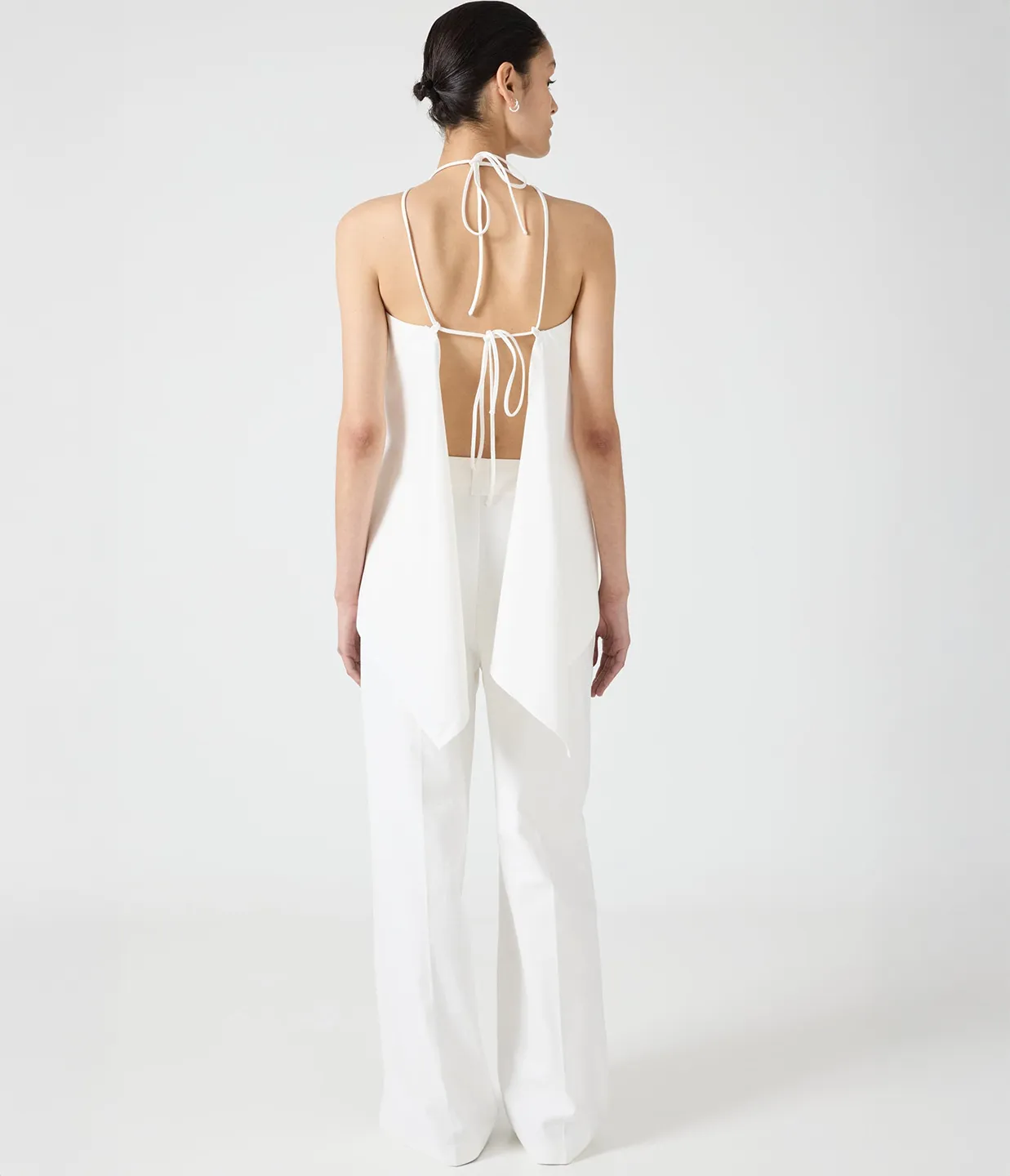 Fusion Tailored Pant in Off White
