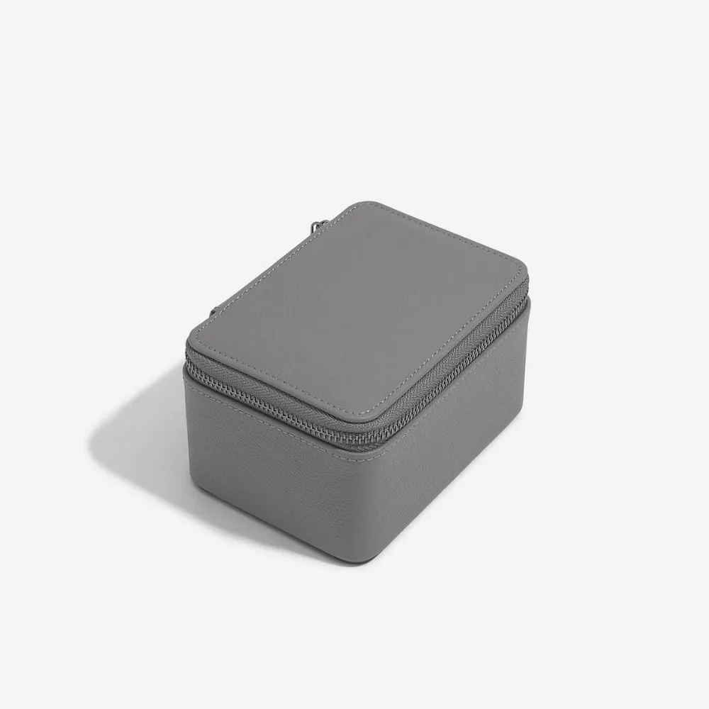 Large Zipped Watch Box - Slate Grey - 75686