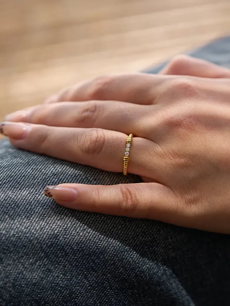 OBY Twist Diamond Ring