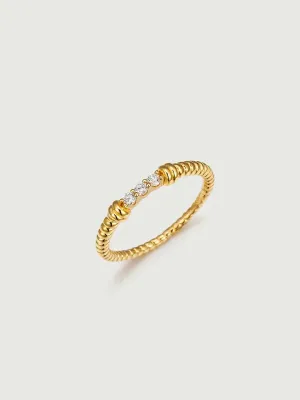 OBY Twist Diamond Ring