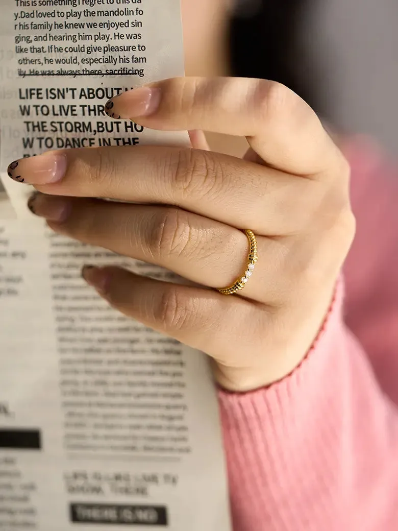 OBY Twist Diamond Ring