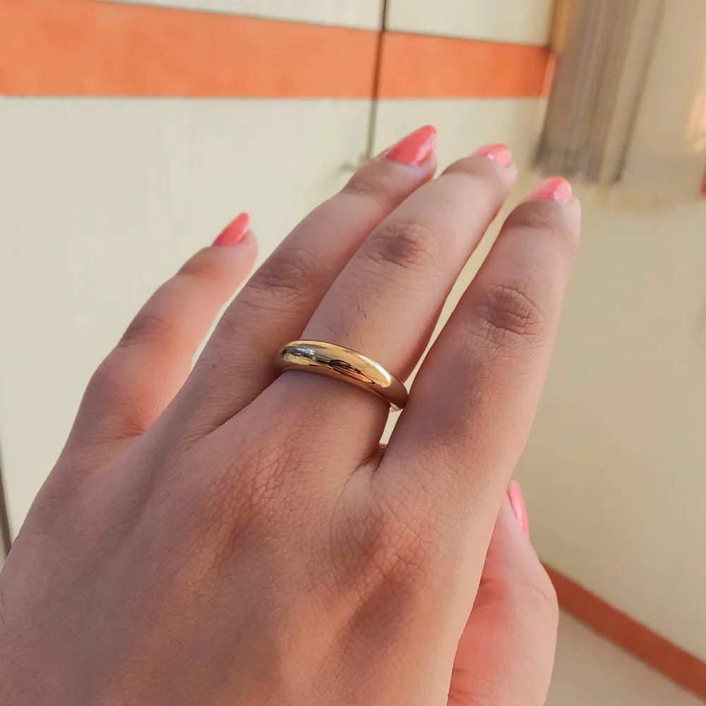 Pearlfect Glimmer Glow 24k Gold Plated Ring