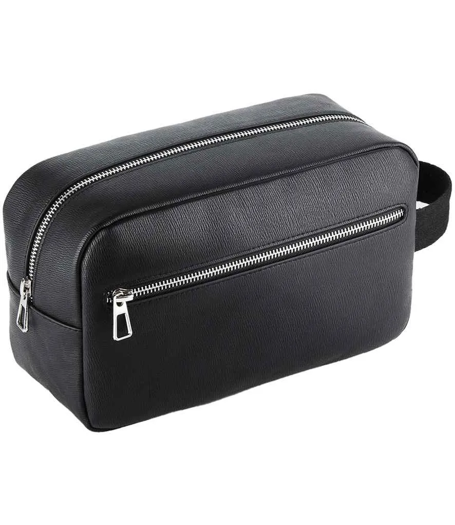 Quadra Tailored Luxe Wash Bag | Black