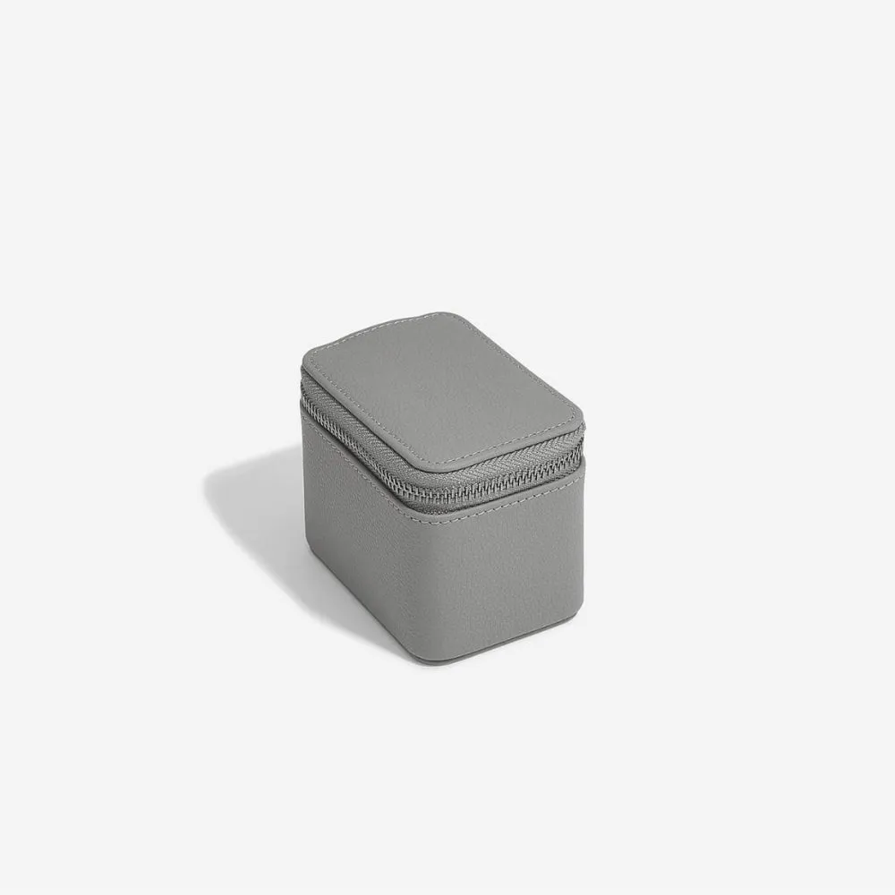 Small Zipped Watch Box - Slate Grey - 75959