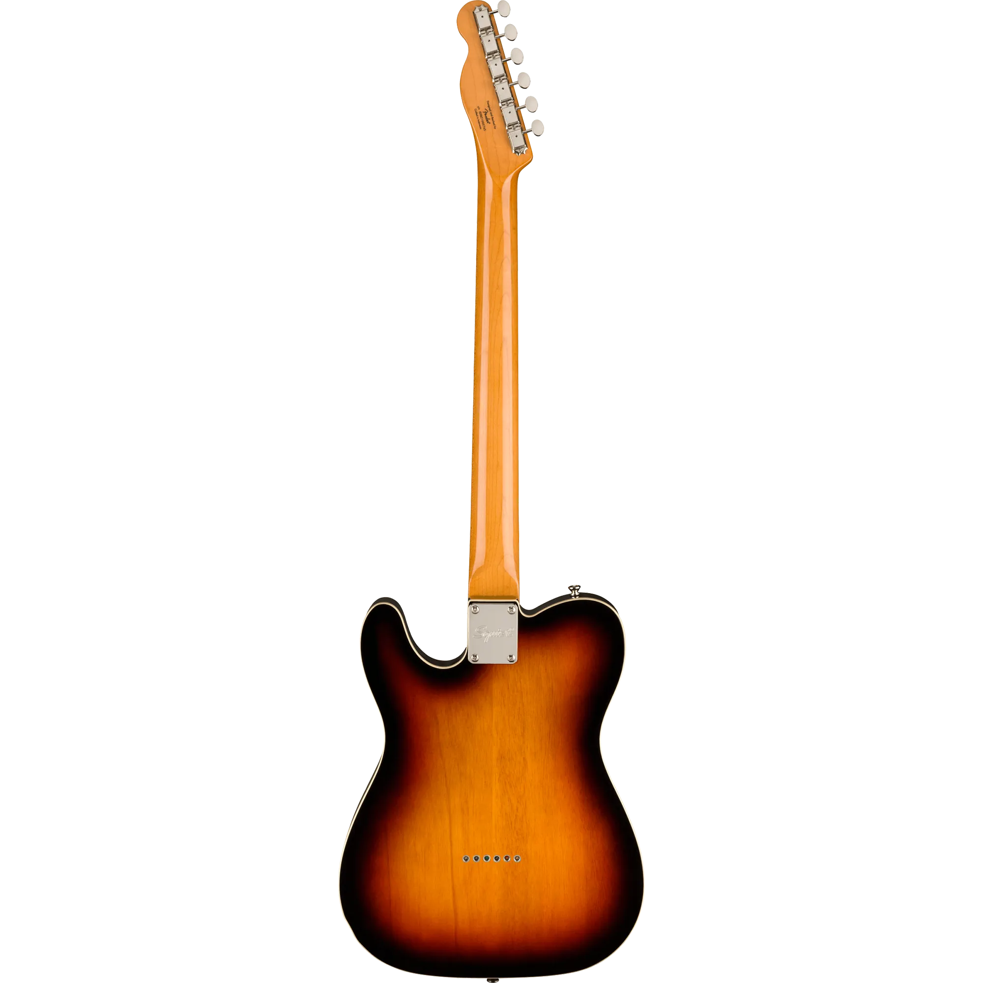 Squier Classic Vibe Baritone Custom Telecaster, Laurel, Parchment Pickguard, 3-Color Sunburst